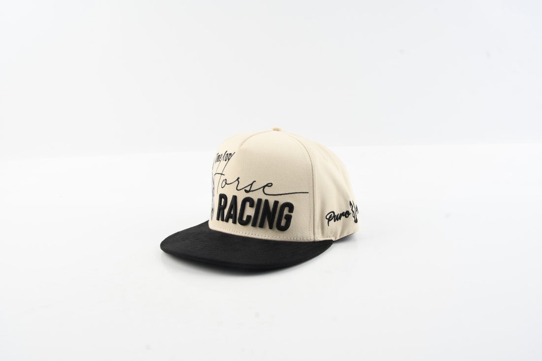 Time for Horse Racing (Sand & Black) โ Puro 440 Hat