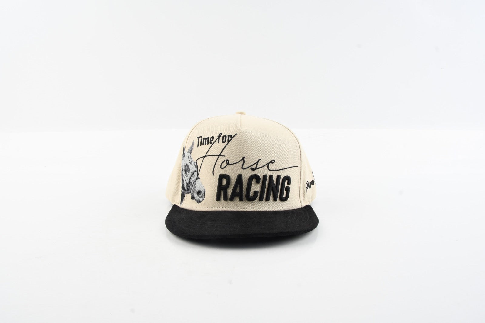 Time for Horse Racing (Sand & Black) – Puro 440 Hat