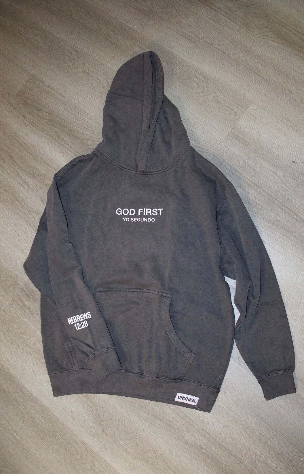 GOD FIRST / YO SEGUNDO Hoodie - UNSHKN