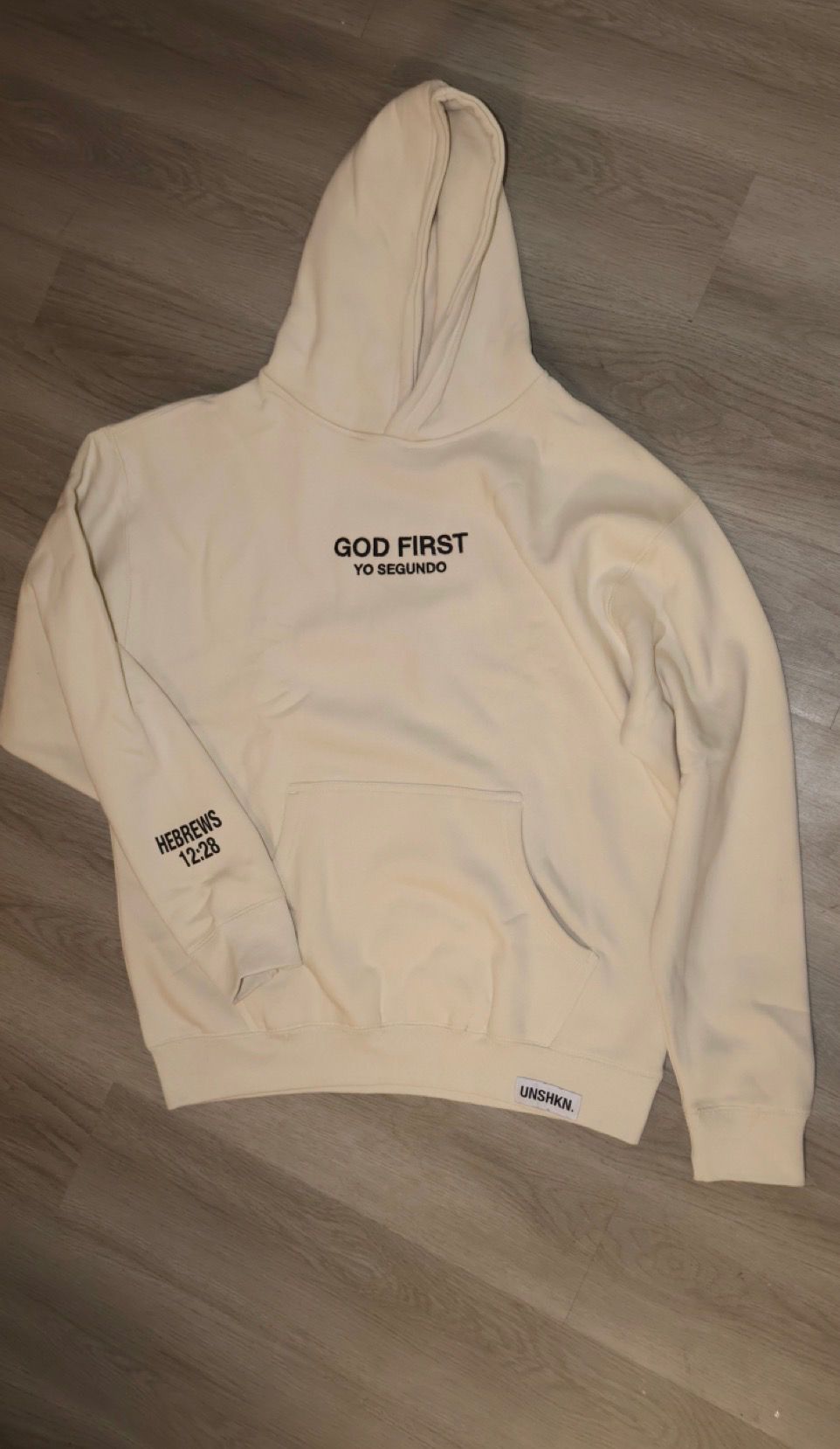 GOD FIRST / YO SEGUNDO Hoodie - UNSHKN