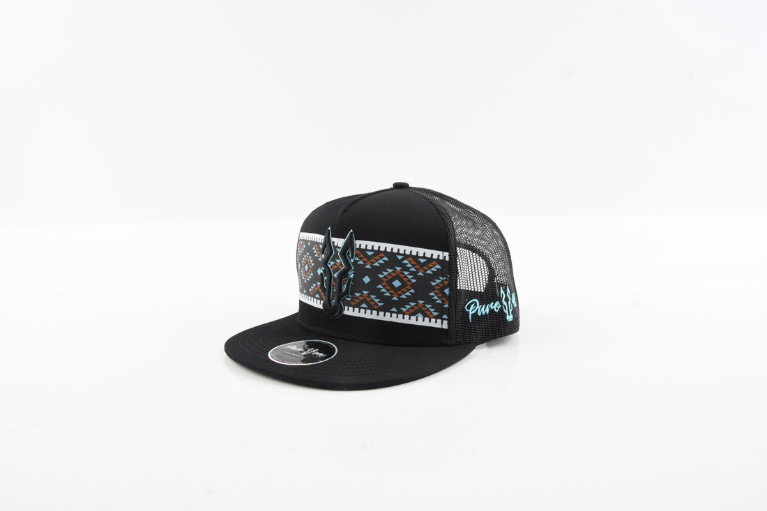 Midnight Aztec (Flat Brim) – Puro 440 Hat