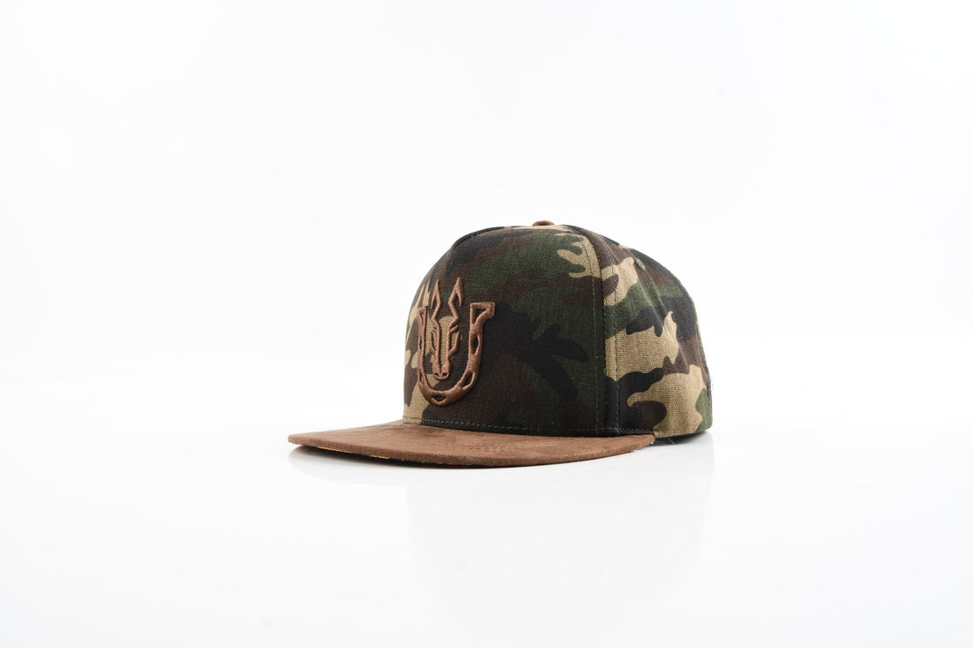 Campo y Rancho – Camo Flat Brim Cap
